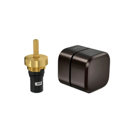 Acabamento pressão chuveiro quadrada deca you brown matte 4916.MR105.PQ.MT