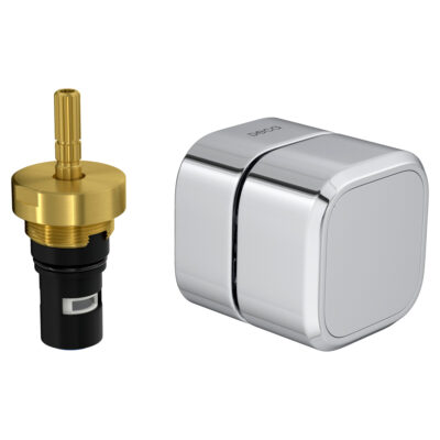 Acabamento pressão chuveiro Quadrada Cromado Deca You 4916.C105.PQ