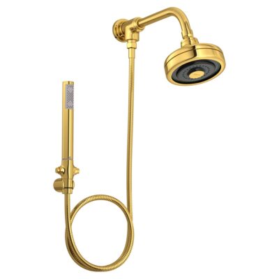 Kit Chuveiro Deca Acqua Plus com Desviador e Ducha Manual Gold 1990.GL.STD.KIT