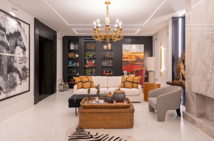 9. Iluminação e decoração em uma única peça cheia de personalidade – Foto: Emilio Rothfuchs/CASACOR | Projeto: Rogério Linck Figueira