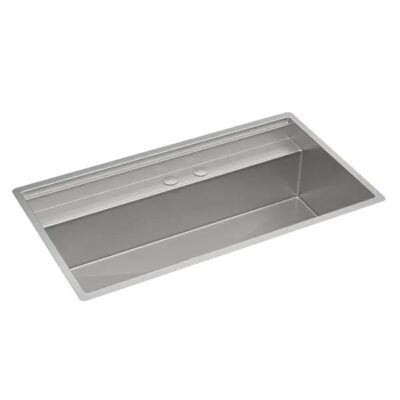 Cuba de Cozinha Retangular c/Deck Deca 90x50cm Funstation Inox CC.680.90.FUN.INX