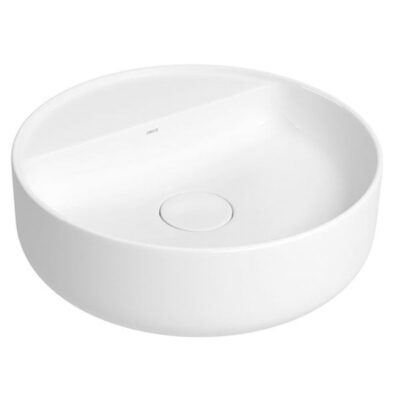 Cuba Redonda Apoio com Mesa Deca 40cm Branco L.12040.M.17