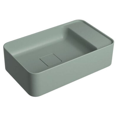 Cuba Retangular Apoio/Suspensa com Mesa Direita Deca 50cm Pistache L.43050.MD.48