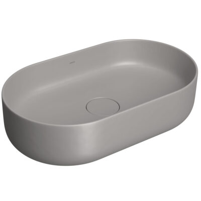 Cuba Slim Apoio Deca Oval 50cm Cinza Antracite L.14050.85