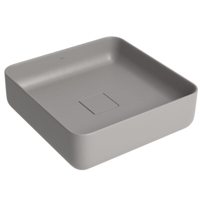 Cuba Slim Apoio Deca Quadrada 40cm Cinza Antracite L.11040.85