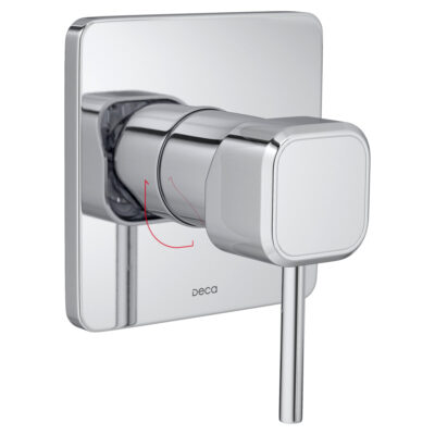 Acabamento monocomando de chuveiro quadrada deca you 4993.C105.CHU