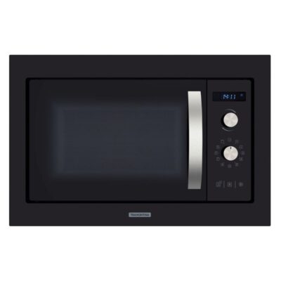 Micro-Ondas Embutir Glass Cook 60 25L Vidro Temperado Preto 8Funcoes