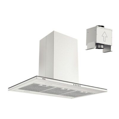 Coifa Ilha Slim Isla Split 90 Aco Inox Scotc