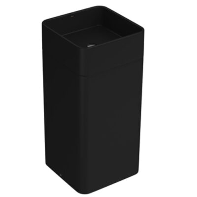 Cuba Deca Piso Quadrada Preta Fosca Deca LC.26.94