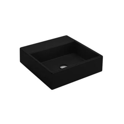 Cuba de Apoio Quadrada com Mesa Ébano Fosco Deca L.73.94