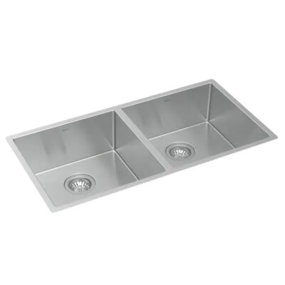 Cuba de Cozinha Retangular Dupla Deca 80x40cm Suprema Inox CC.670.80.DUO.INX