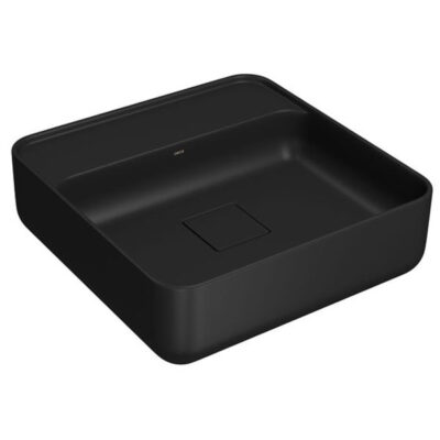 Cuba Quadrada Apoio com Mesa Deca 40cm Ebano Fosco L.11040.M.94