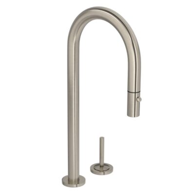 Monocomando Cozinha Mesa Deca You Wave Bica Alta Curva com Acionamento Joystick Deca You Inox 2292.INX.03
