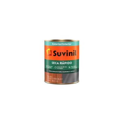 Tinta Esmalte Seca Rápido Preto Brilhante 900ml Suvinil