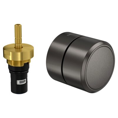 Acabamento pressão chuveiro redonda deca you antracite 4916.GF104.PQ.MT