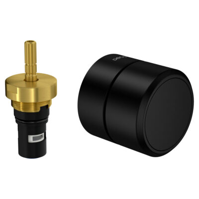 Acabamento pressão chuveiro Redondo Deca You Black Matte 4916.BL104.PQ.MT