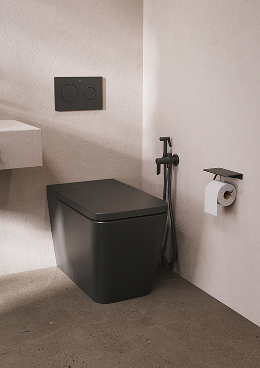 Bacia convencional Inspira Square, no Matte Black