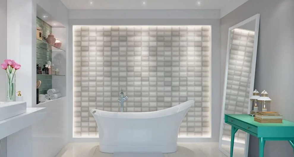 Verde água é uma cor versátil que se adapta a todos os cômodos – Foto: Portinari