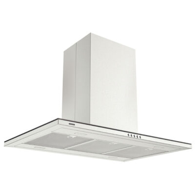 Coifa Ilha Slim Isla 90 Aco Inox Scotch Brit