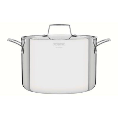 Caldeirao Grano Aco Inox Corpo Triplo Tampa E Alcas 24Cm 7,7L