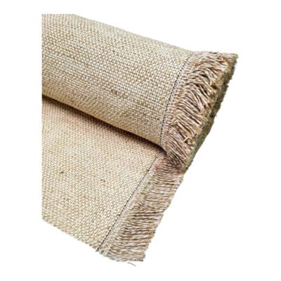 Palha Natural Castanho Bucle 1,60 Cm De Largura