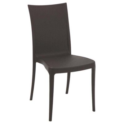 Cadeira Laura Polipropileno E Fibra Vidro Marrom