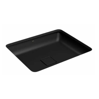 Cuba Slim Retangular de Embutir 50cm Ébano Fosco Deca L.33050.94