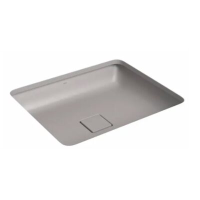 Cuba Slim Retangular de Embutir 50cm Soft Antracite Deca L.33050.85