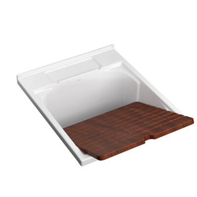 Tanque Multiuso 45 Litros Sobrepor Com Esfregão Deca L.110.17