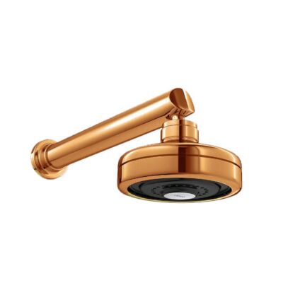 Chuveiro Deca Acqua Plus Red Gold Com Tubo parede 1990.GL.CT.RD