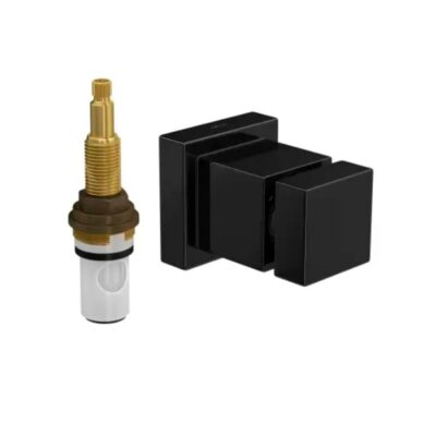 Acabamento Black Noir pressão chuveiro Cubo Deca 4916.BL86.PQ.NO