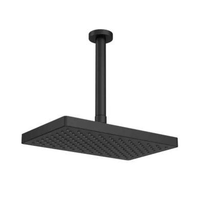 Chuveiro Retangular Teto Deca Flex Max Black Matte 2086.BL.TET.MT