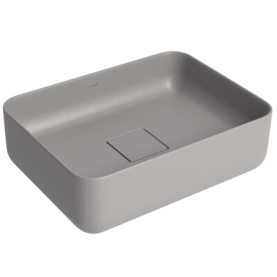 Cuba Slim Apoio Deca Retangular 40cm Cinza Antracite L.13040.85