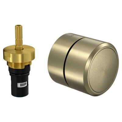 Acabamento pressão chuveiro redonda deca you summer gold 4916.SM104.PQ.MT