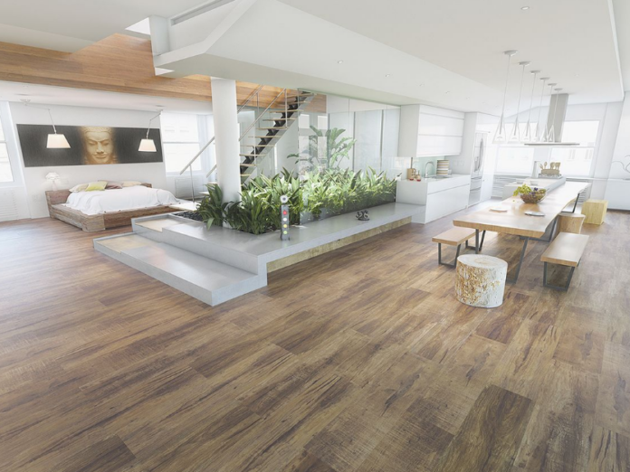 Reproduz o visual da madeira sem depender da extração de matéria-prima natural – Foto: Ceusa