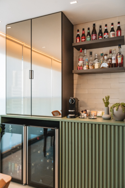 Menos movimentação, menos vibração e temperatura mais estável – Foto: Renatto Nomura | Projeto: Casa 707 Interiores