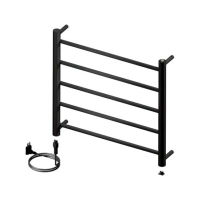 Aquecedor De Toalhas Ruby Premium Preto Brilhante  Metalworks 19.TY01.PB