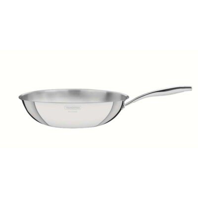 Wok Grano Aco Inox Corpo Triplo Cabo 28Cm 3,4L
