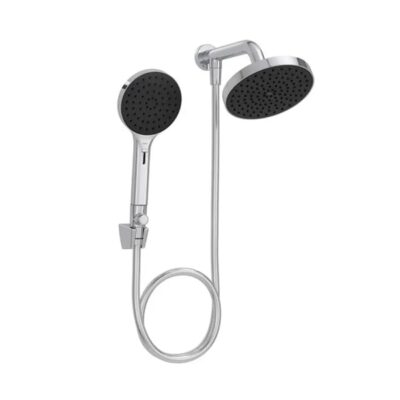 Chuveiro Redondo Parede Flex Plus Cromado Com Desviador e Ducha Manual Deca 2083.C.DES