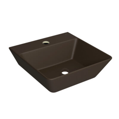 Cuba Apoio Quadrada Marrom Fosca Com Mesa Deca L.270.22