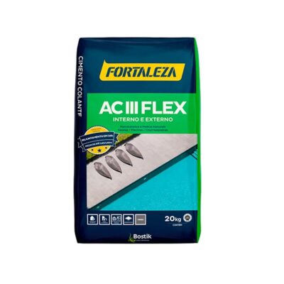 Argamassa AC3 Flex 20 Kg Cinza