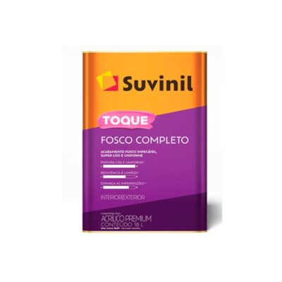 Tinta Acrílica Toque Fosco Completo Branco Neve 18 Litros Suvinil