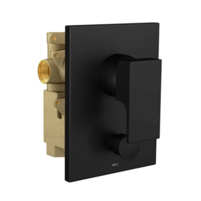 Monocomando 4 Vias Chuveiro Com Desviador Para Banheira Deca Unic Black Matte 2994.BL90.MT