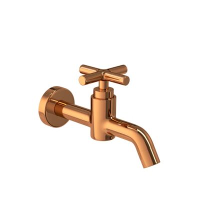 Torneira Curta Parede Duna Clássica Deca Red Gold 1174.GL64.RD