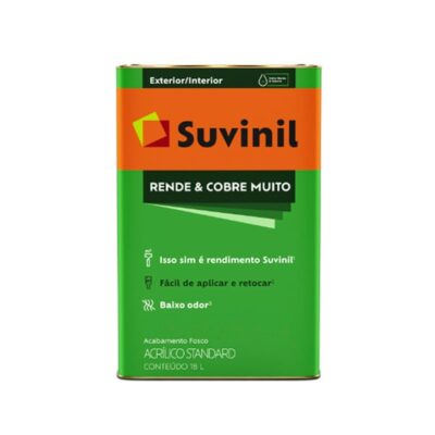 Tinta Acrílica Rende & Cobre Muito Areia 18 litros Suvinil