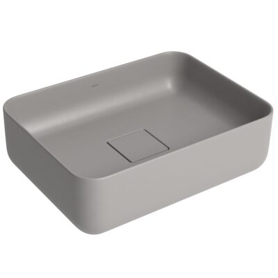 Cuba Slim Apoio Deca Retangular 40cm Cinza Antracite L.13040.85