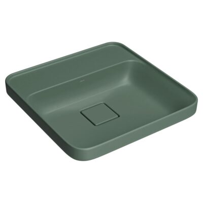 Cuba Slim Sobrepor Deca Quadrada Mesa 40cm Salvia L.21040.M.49