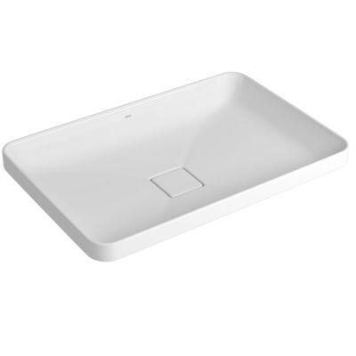 Cuba Slim Sobrepor Deca Retangular 60cm Branco L.23060.17