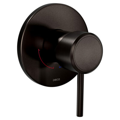 Acabamento monocomando de chuveiro redonda deca you brown matte 4993.MR104.CHU.MT