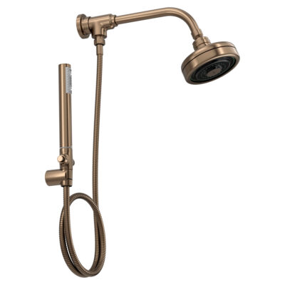 Kit Chuveiro Deca Acqua Plus com Desviador e Ducha Manual Corten Matte 1990.CT.STD.KIT.MT